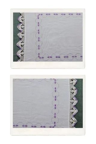 Caminho de mesa Bordado - Ponto cruz<br> - Foto 2