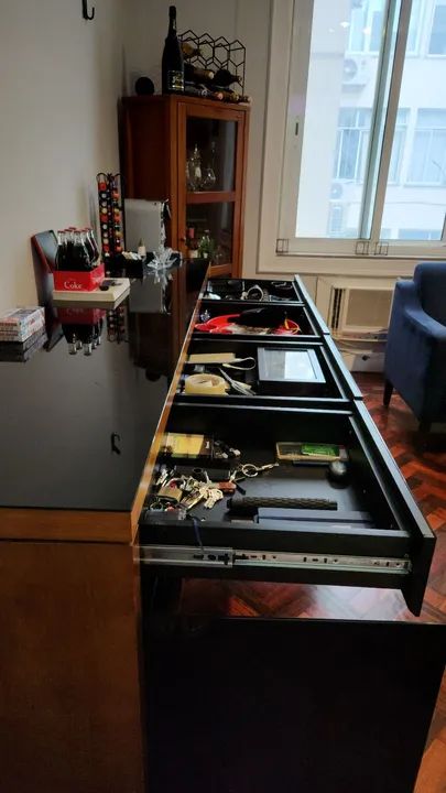 Estante buffet - Madeira maciça  - Foto 2