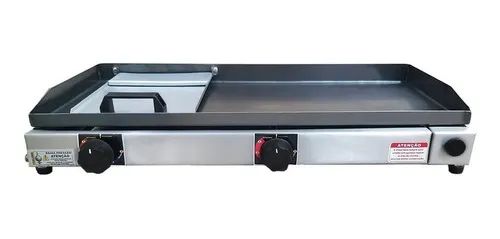 Chapa De Lanchonete 70x30 Borda Alta Com Abafador - Foto 2