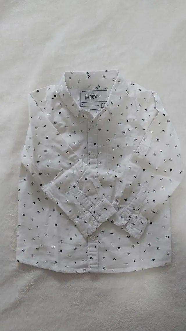 Camisa tam. 2 branca. - Foto 2