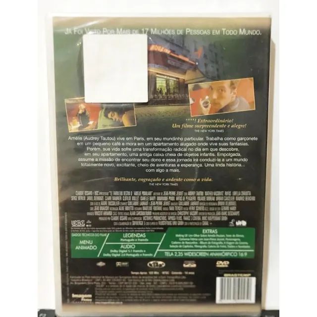DVD O Fabuloso Destino de Amélie Poulain. LACRADO. - Foto 2