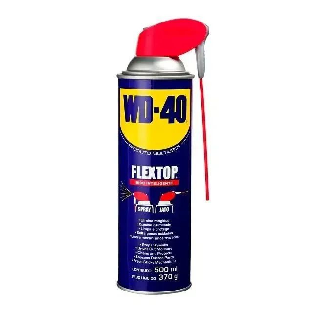 wd40 spray produto multiusos - desengripa lubrifica 500ml 340847 original