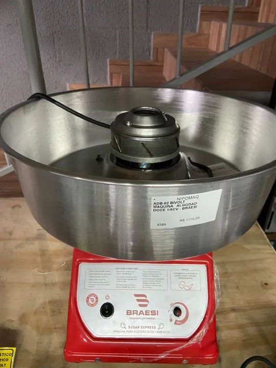MÁQUINA ALGODÃO DOCE ADB-02 1/8CV - BRAESI - Foto 3