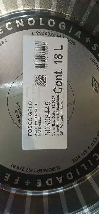 Tinta Suvinil Acrílico Standard 18L - Fosco Gelo - Rende e cobre muito - Foto 2