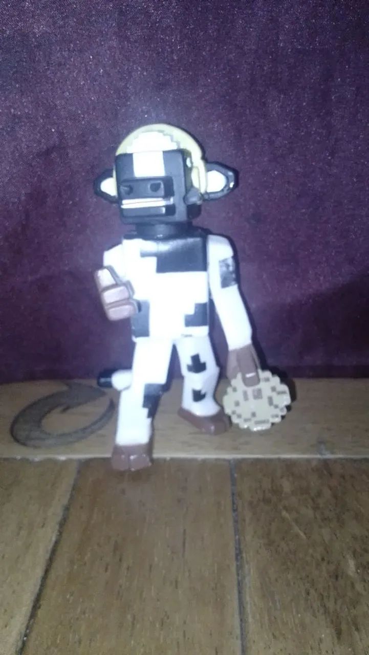 Boneco colecionável Toddy estilo Minecraft articulado