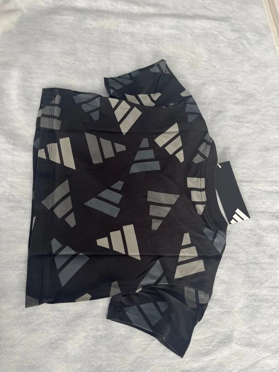 Camiseta Infantil Cropped Adidas  - Foto 2