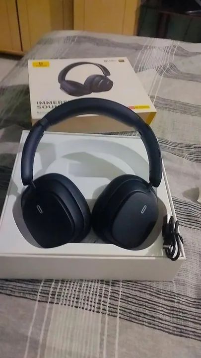 Fone de ouvido sem fio com cancelamento de ruído Baseus V5.3 tipo-C