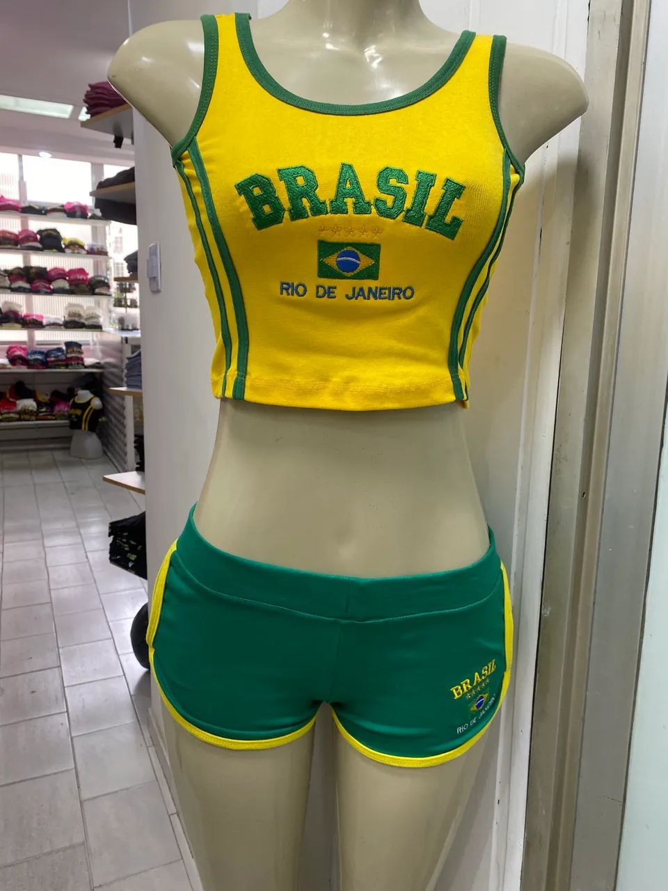 Conjunto Feminino Brasil - Foto 3