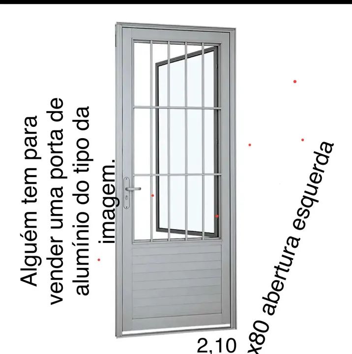 Porta de aluminio