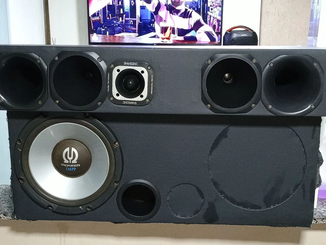 Caixa de Som com Subwoofer Pioneer12 