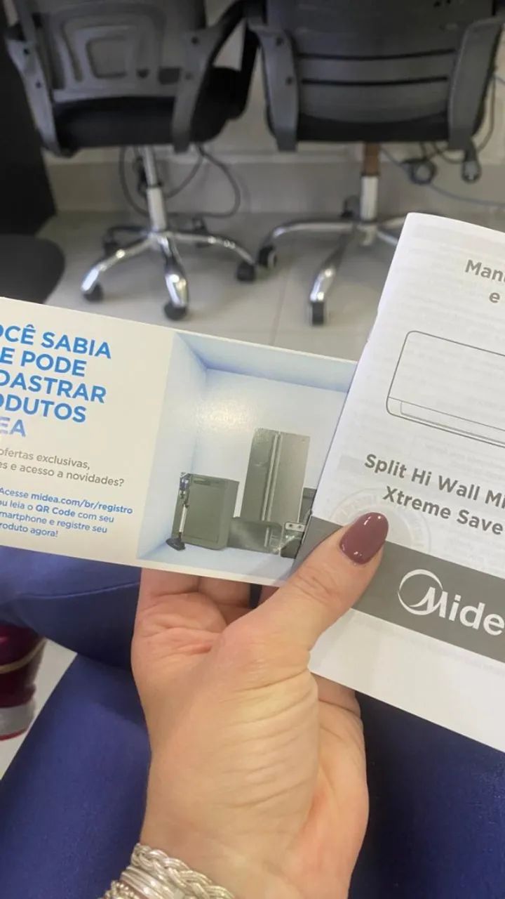 Ar Condicionado Split 12000 BTU Inverter AI XtremeSave Frio Midea - Foto 5