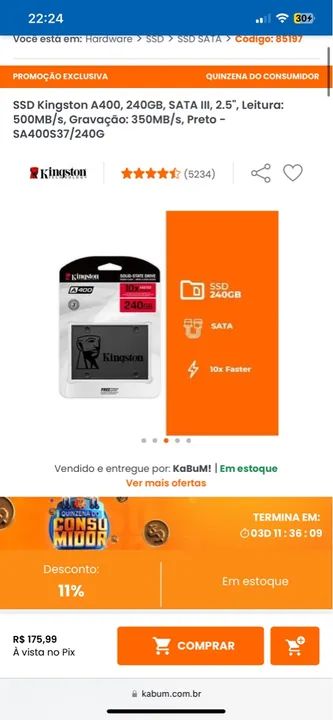 SSD Kingston 240gb  - Foto 6