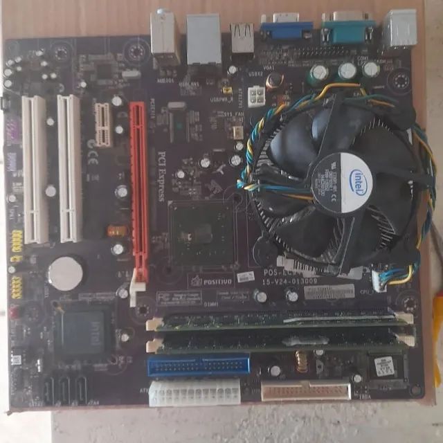 Kit Placa Mãe 775 DDR2 4gb POS-EC945AL  - Foto 3