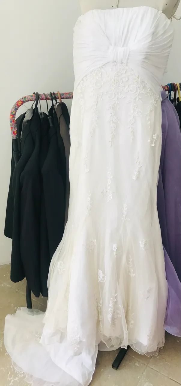 Vestido de noiva branco - Foto 4
