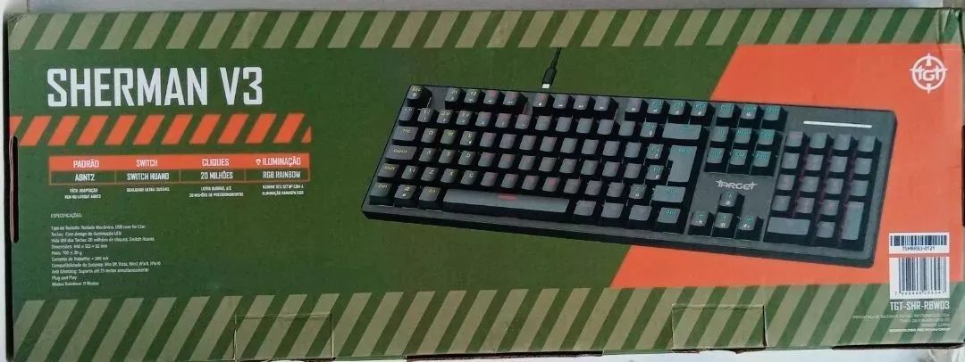 Teclado Mecanico TGT 100% ABNT2, Switch Azul, Novo!  - Foto 4