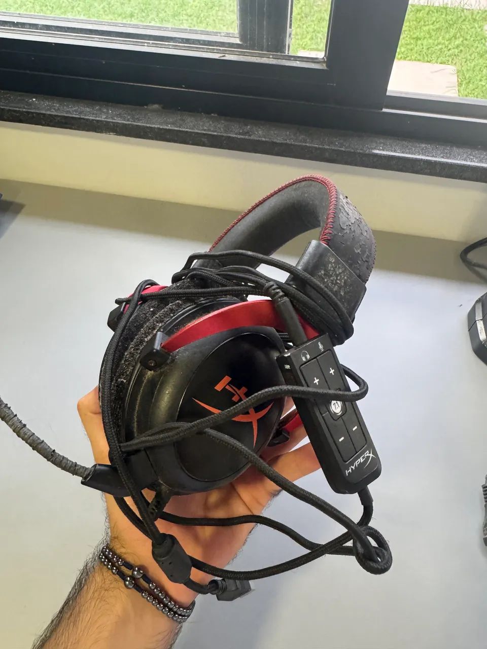 HyperX Cloud II - Red Edition (used) and Redragon Kumara Gaming Mechanical Keyboard63824119559171120