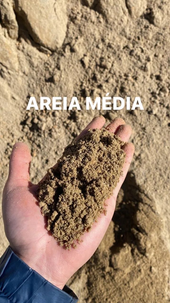 AREIA, SAIBRO, PÓ DE PEDRA, BRITA, PEDRISCO