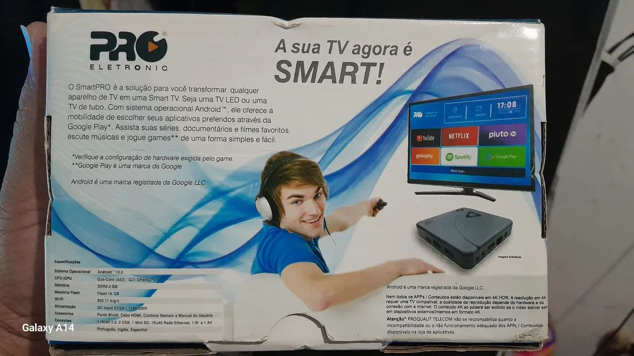 Tv box SmartPRO 4K Original  - Foto 3