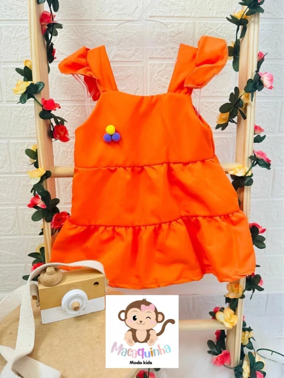 Vestido infantil e Romper - M ao G