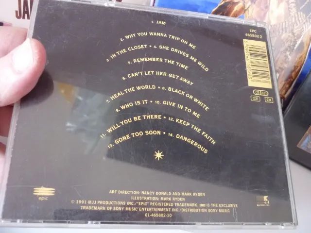 Michael jackson dangerous cd importado + coleção DVD history - raro lote - Foto 2