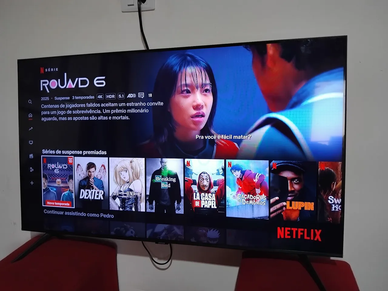 Smart TV Netflix - Perfeita para maratonar suas séries!