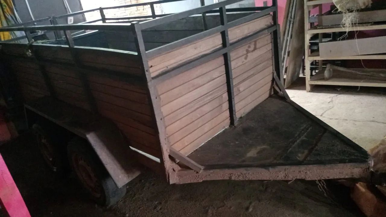 Carreta de Madeira para Transporte - Foto 2