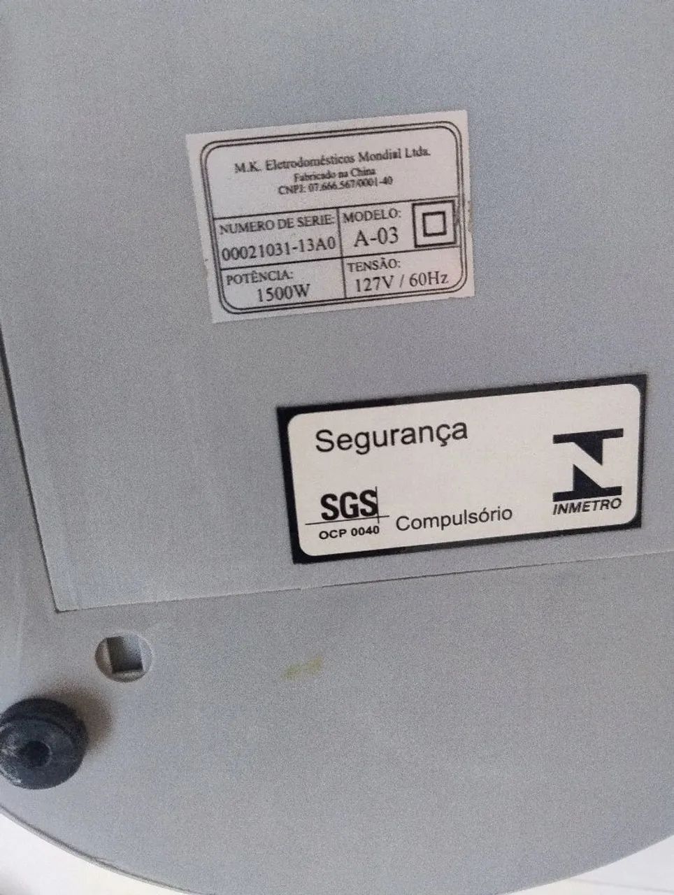 Aquecedor e Desumidificador de Ar Mondial 1500 Watts - Foto 5