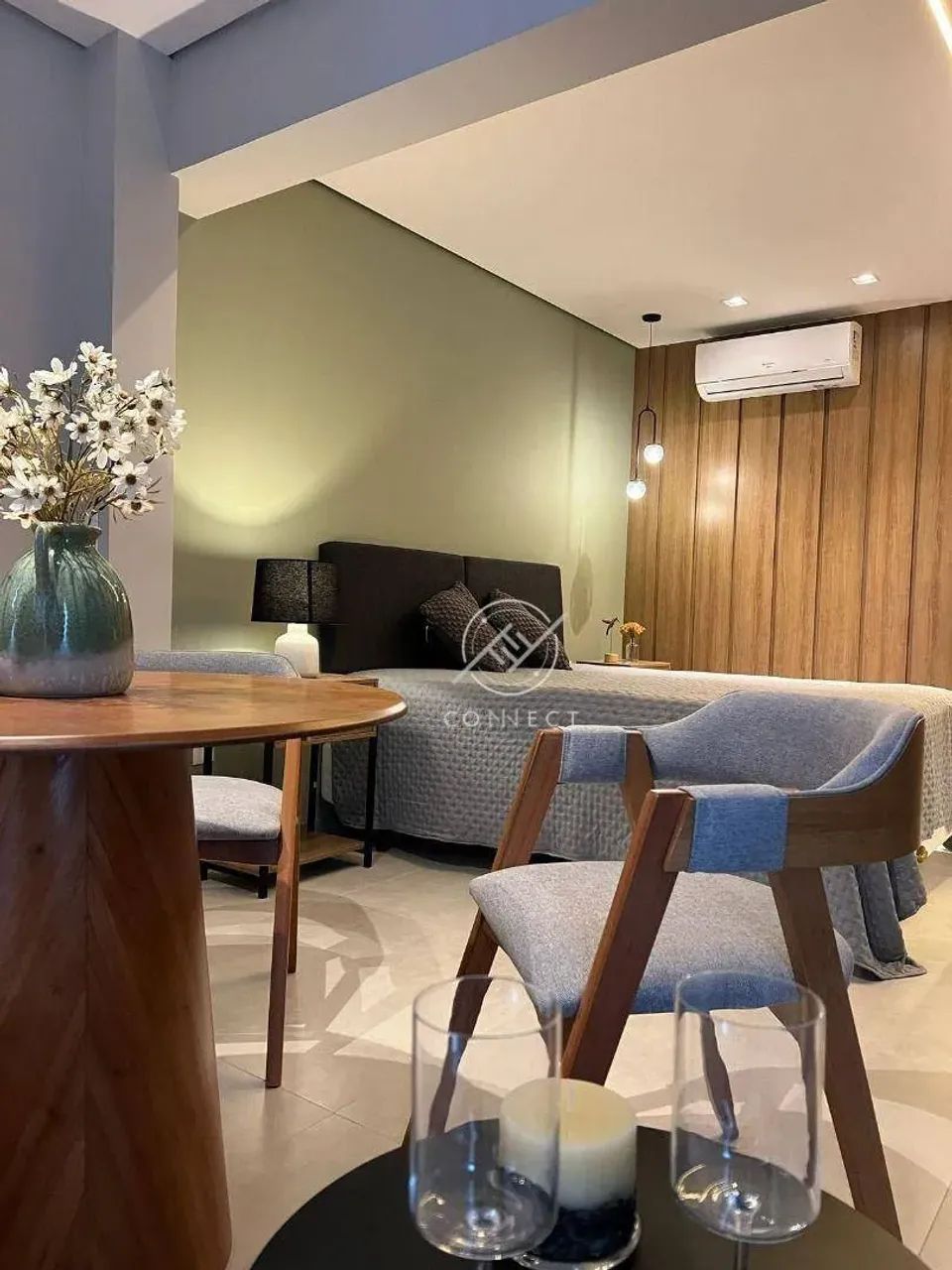 Apartamento com 1 dormitório para alugar, 32 m² por R$ 6.100,00/mês - Brooklin - São Paulo
