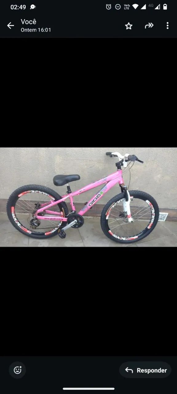 26 Rosa Bicicleta Aro 26 Rosa Gios - Ciclismo - Vila Pacaembu, Queimados ...
