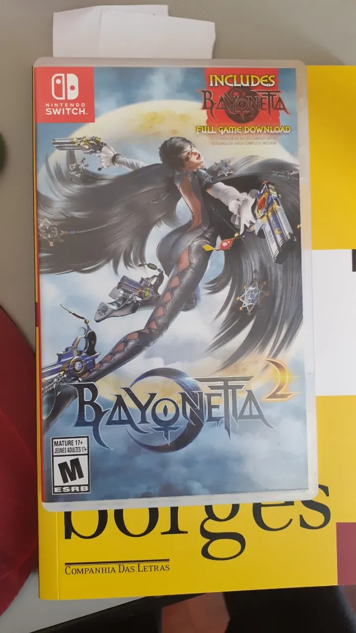 Jogo Bayonetta 2 + Bayonetta 1 digital (código ativo, não usado)