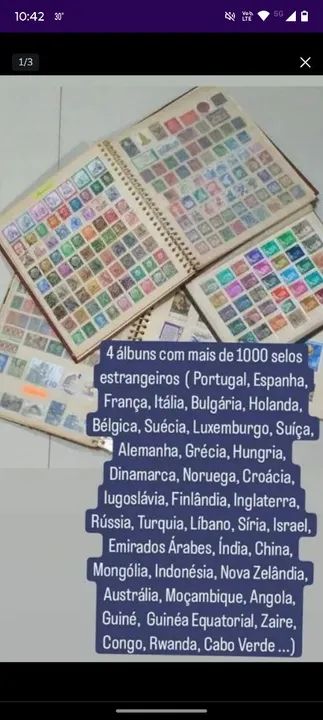 Coleção de selos Estrangeiros  - Foto 3