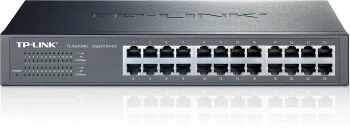 Switch 24 Portas Gigabit TP-Link SG1024, 10/100/1000, para Rack  - Foto 3