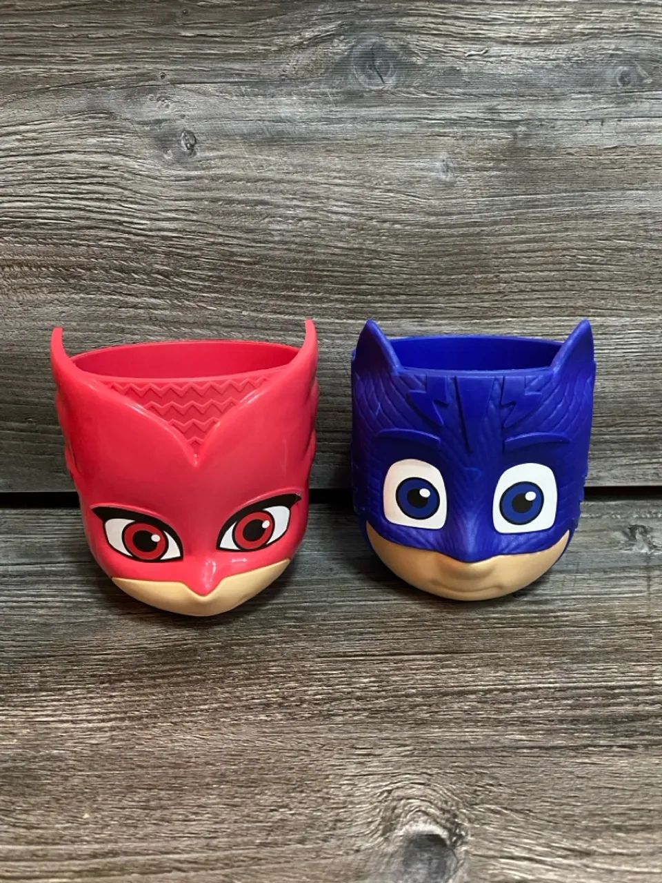 Baldinho de Pipoca PJ Masks, Menino Gato e Corujita