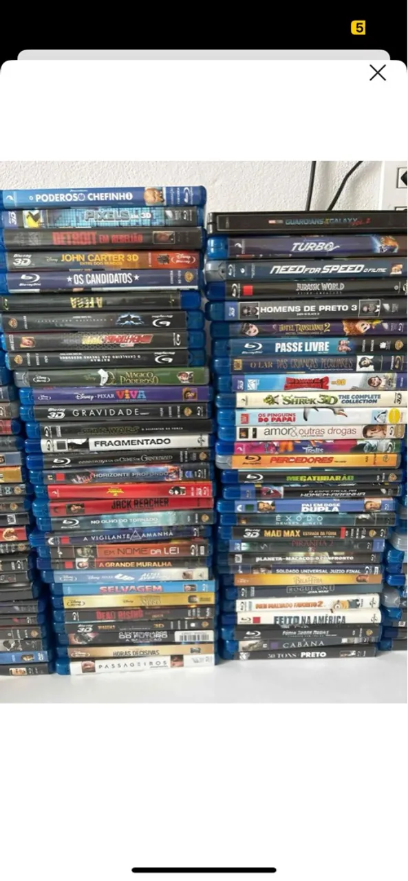 Coleção de Filmes em Blu-Ray