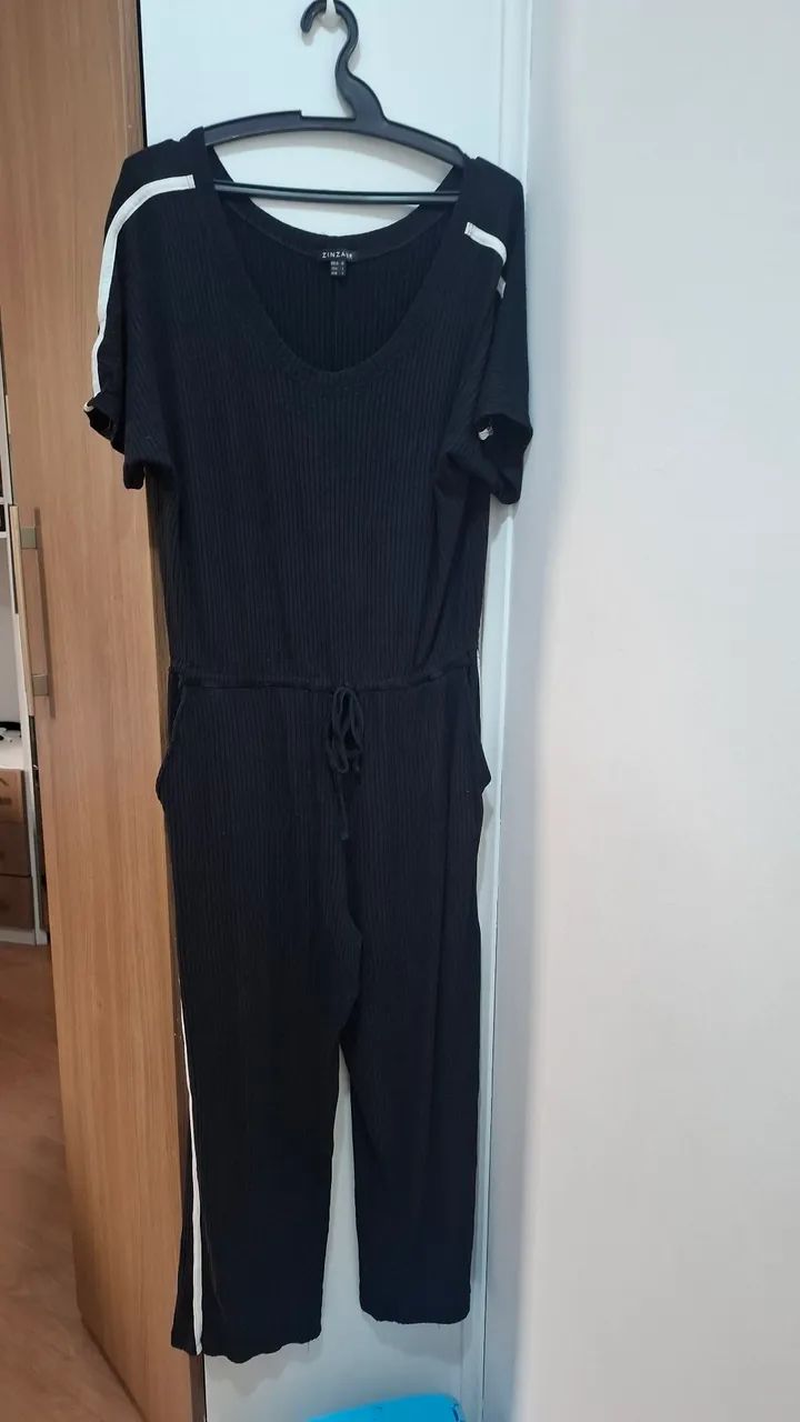 Macacão pantacourt preto  - Foto 4