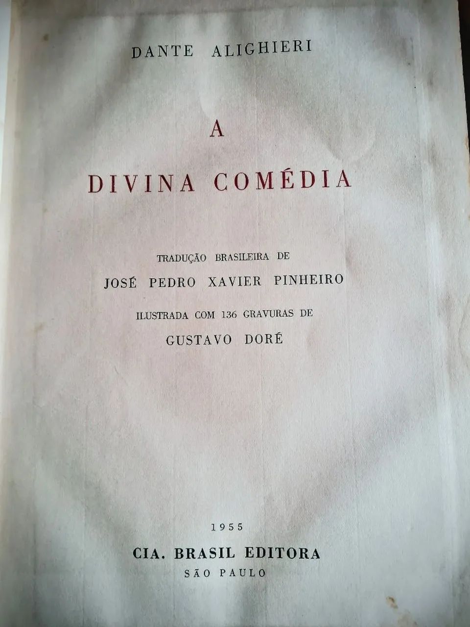 Raro livro A Divina Comédia da Cia Brasil editora  - Foto 4