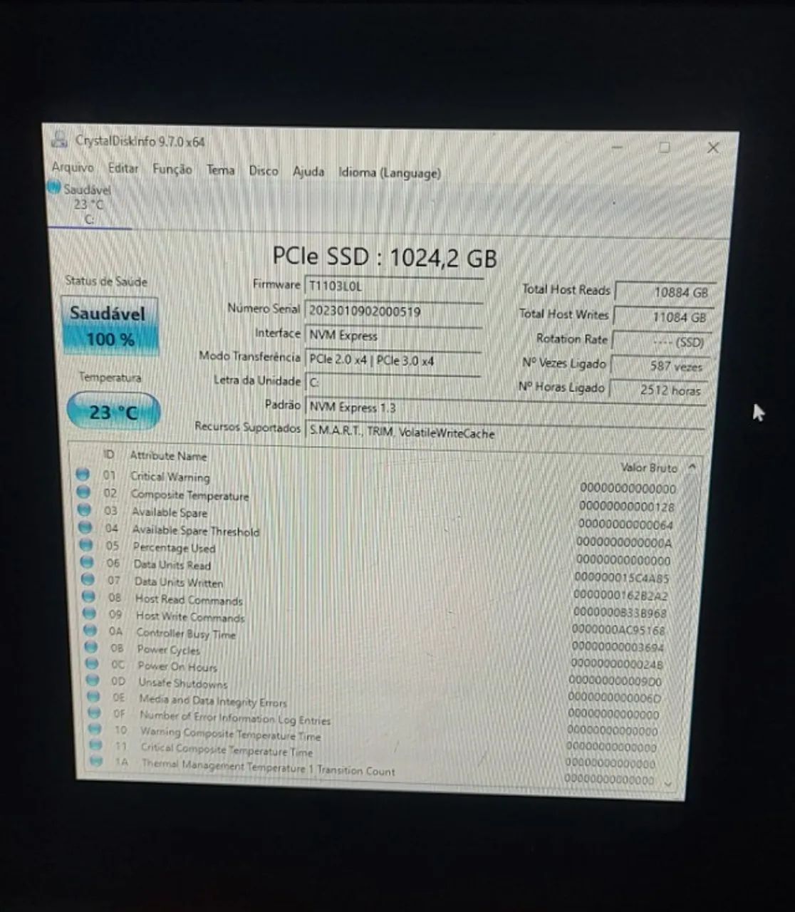 SSD NVME UpGamer 1TB - Semi Novo - Foto 3