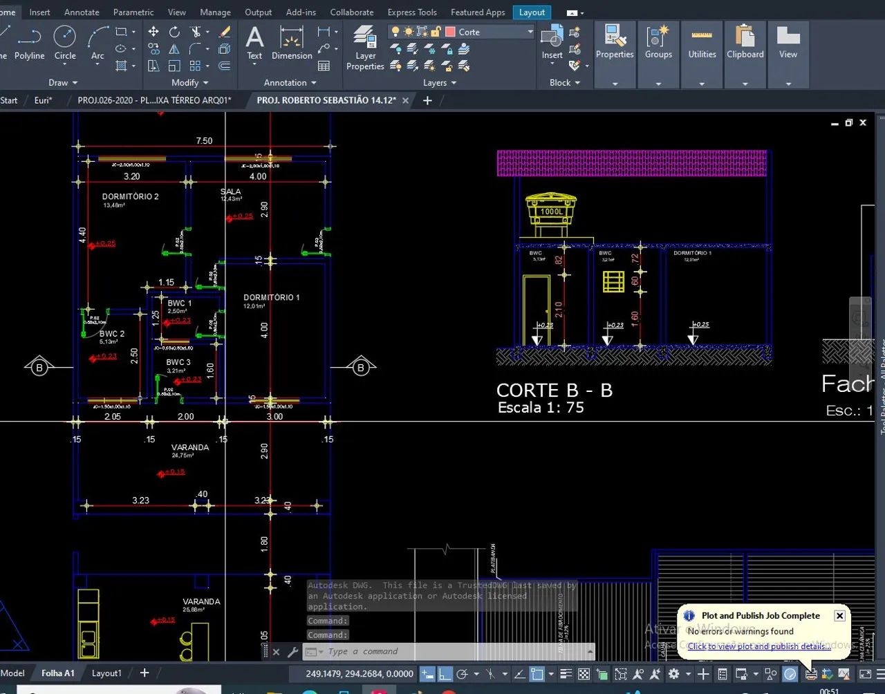 Projetista em Autocad - Projetos para construção e regularização  - Foto 3