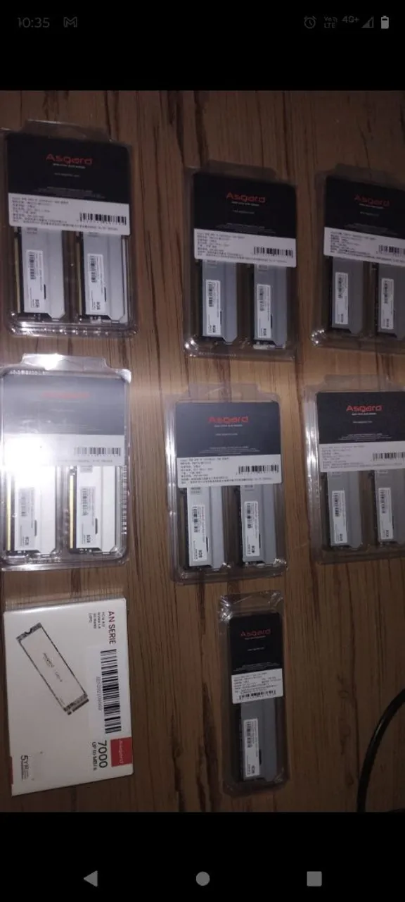 Memórias RAM Asgard DDR4 - Diversos Kits