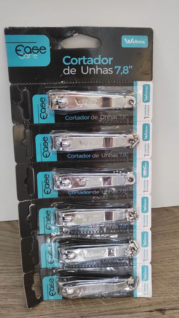 Cortador de Unhas Wellmix 7,8'' - Pacote com 6