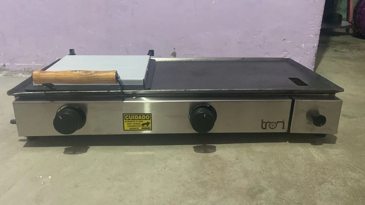 Chapa a gás para Lanches e Hambúrgueres - Tramontina