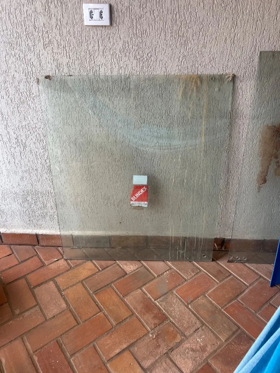 Vidro blindex nunca usado