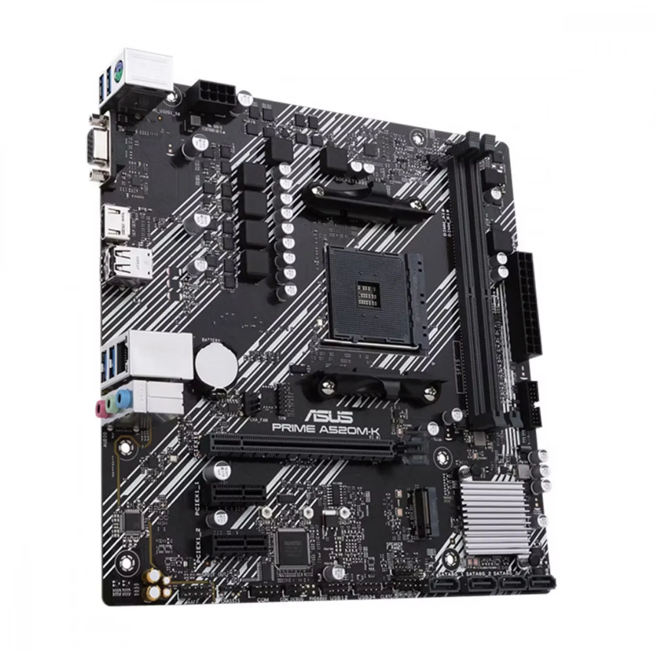 Placa-Mãe ASUS PRIME A520M-K AM4 - PRODUTO LACRADO E COM GARANTIA