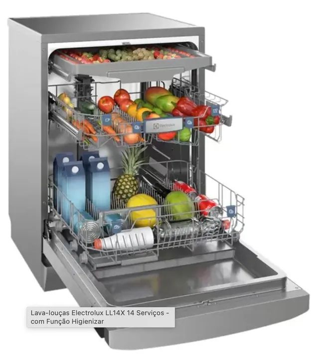 Lava-louças Electrolux - 14 Serviços - Inox - Foto 4