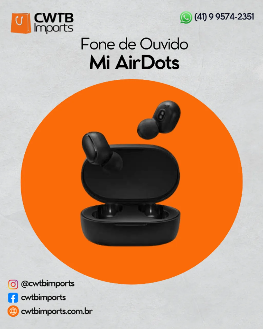 Fone de Ouvido Xiaomi Mi Earbuds Basic 2