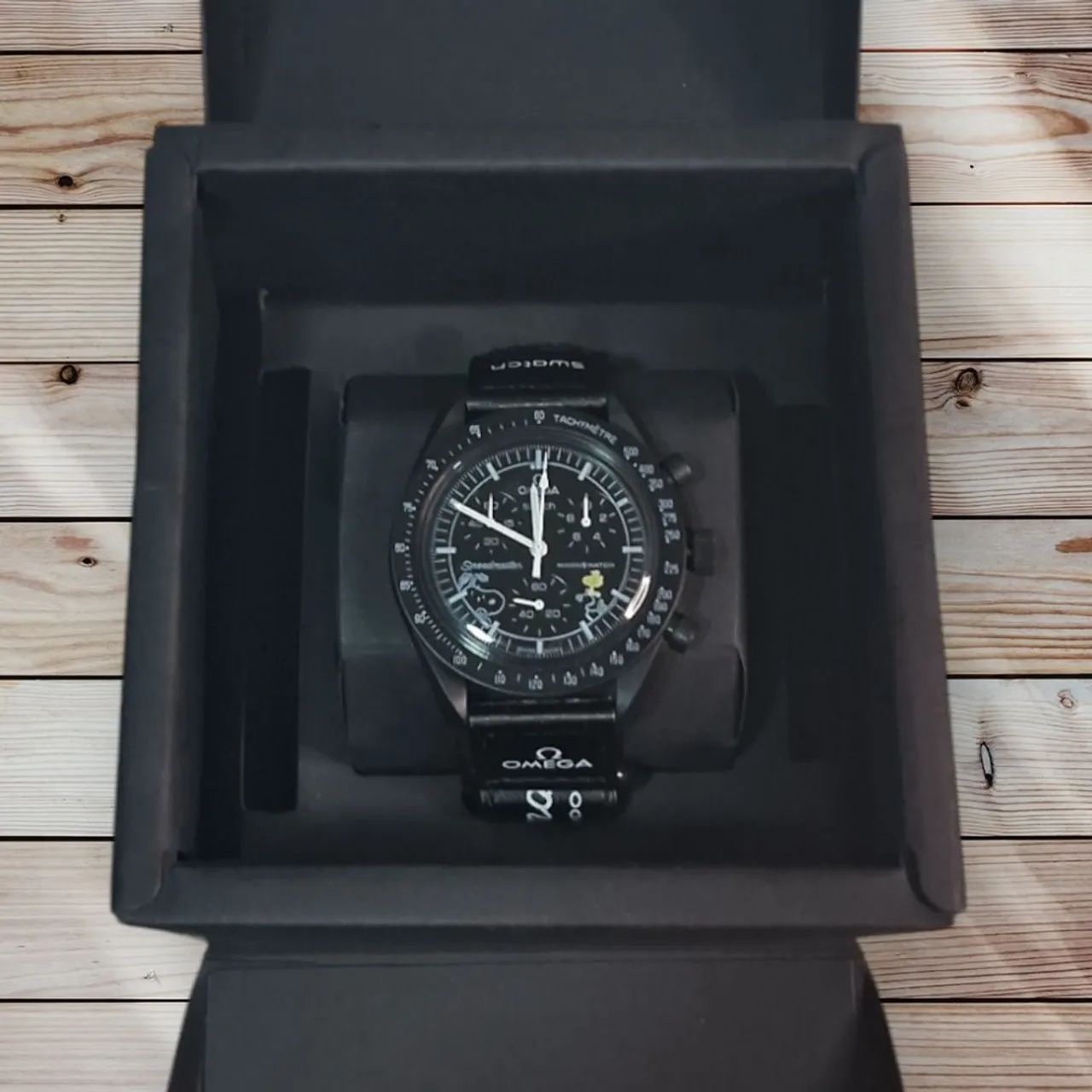 Relogio Omega x Swatch Mission To The Moonphase  - Foto 3