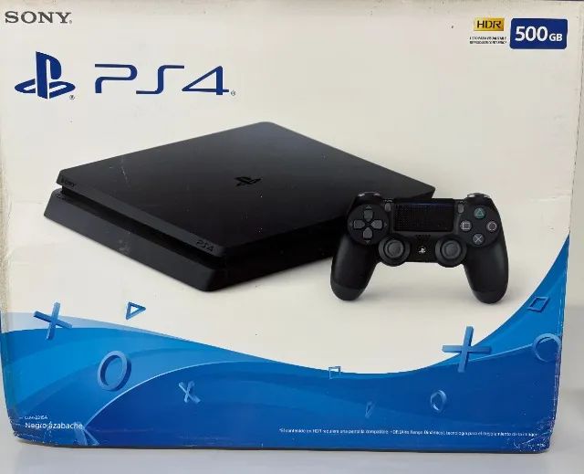 Playstation 4 Slim (NOVO) 500gb com 2 controles  - Foto 3