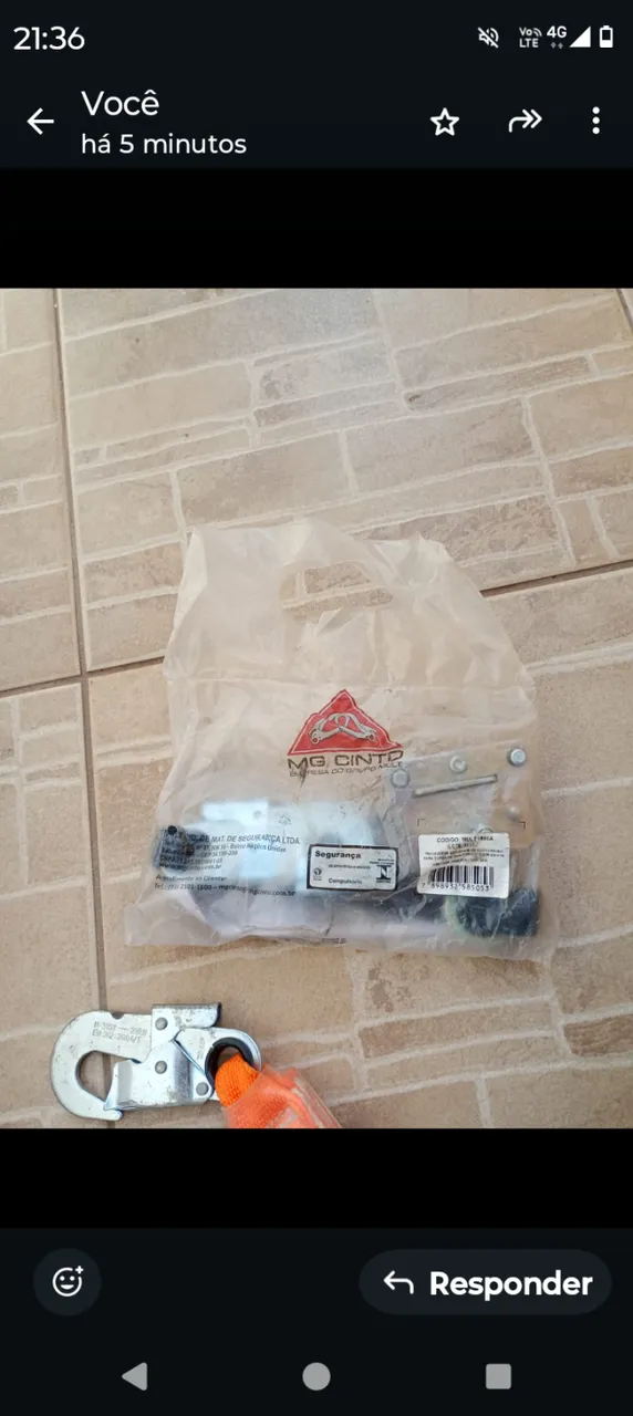 Cinto paraquedista