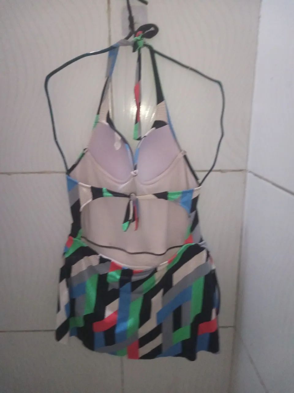 Maiô com Saia Estampado Feminino M  - Foto 4