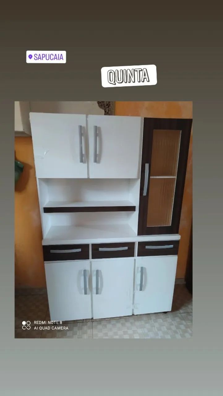 Armários de cozinha de chão, novos e de madeira! - Foto 4